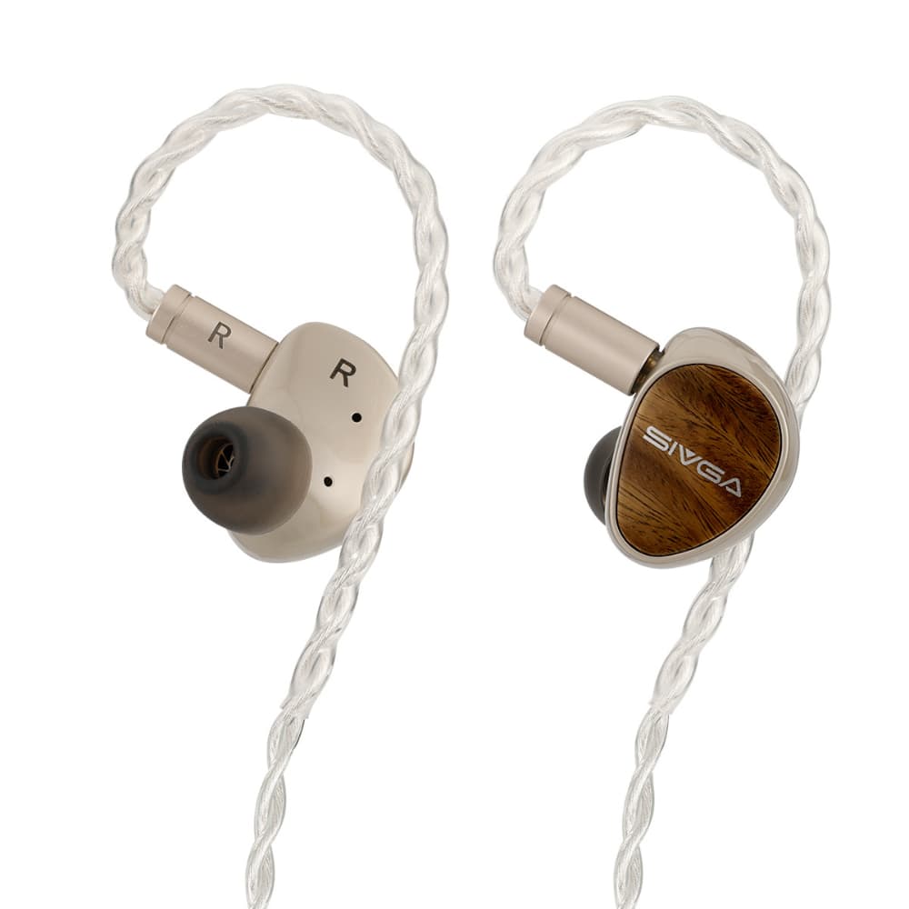 SIVGA Que UTG 鵲 IEM インイヤーモニターイヤホン 高音質 HiFi 有線 耳掛け カナル型 ダイナミックドライバー 1DD ハイレゾ リケーブル可能 脱着式 0.78mm 2PIN