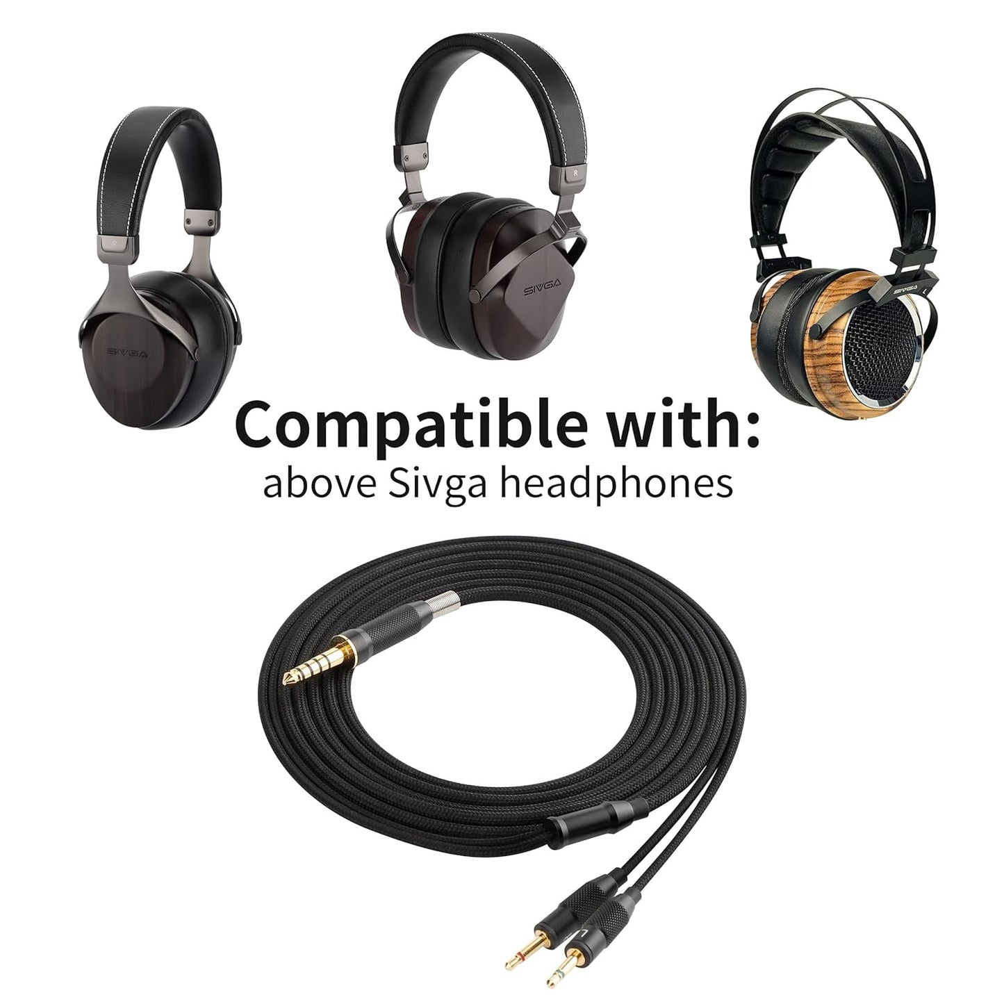 SIV-PHN ヘッドホン用ケーブル 4.4mm ⇔ 2.5mm 2極(LR)