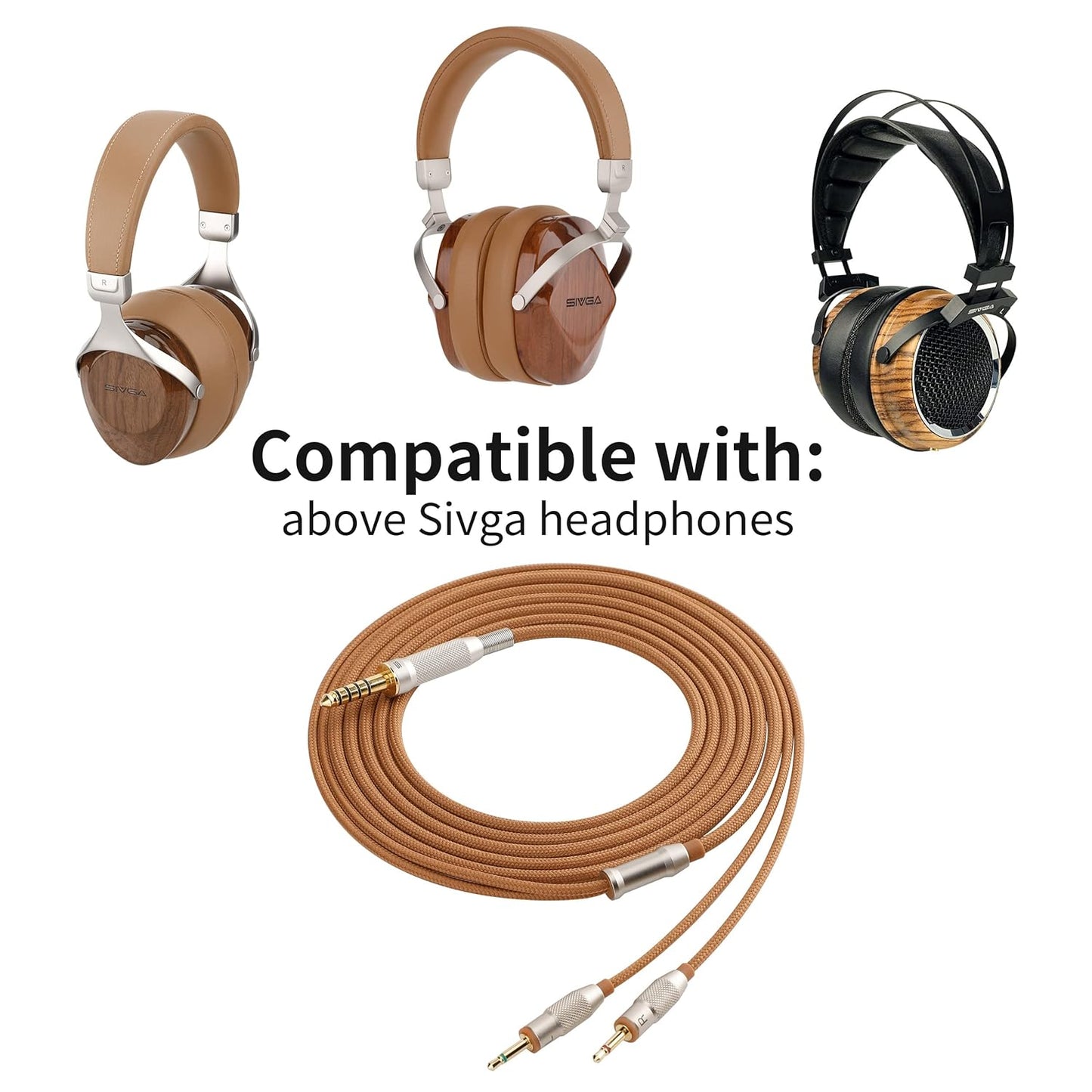 SIV-PHN ヘッドホン用ケーブル 4.4mm ⇔ 2.5mm 2極(LR)