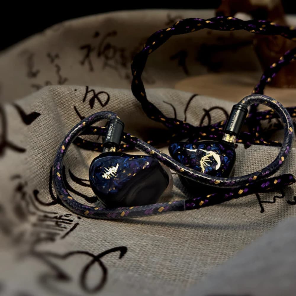 TANGZU Tian Peng 天薘 トライブリッド 1DD+6BA+1BC 骨伝導 ハイエンド HiFi IEM インイヤーモニターイヤホン ダイナミックドライバー リケーブル可能 脱着式 0.78mm 2PIN