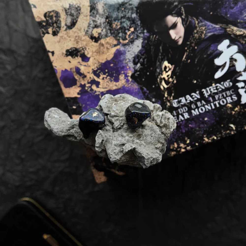 TANGZU Tian Peng 天薘 トライブリッド 1DD+6BA+1BC 骨伝導 ハイエンド HiFi IEM インイヤーモニターイヤホン ダイナミックドライバー リケーブル可能 脱着式 0.78mm 2PIN