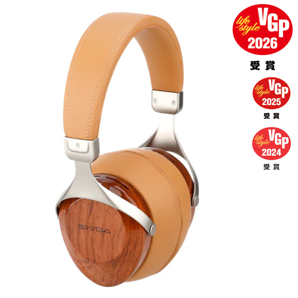 SIVGA SV021 木製ハウジング 密閉型 有線 オーバーイヤーヘッドホン