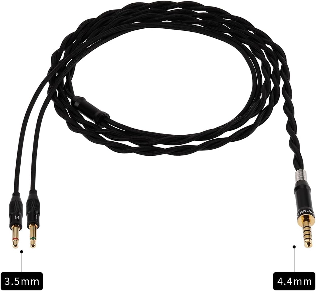 SIVGA ヘッドホン用ケーブル 4.4mm ⇔ 3.5mm 2極(LR)