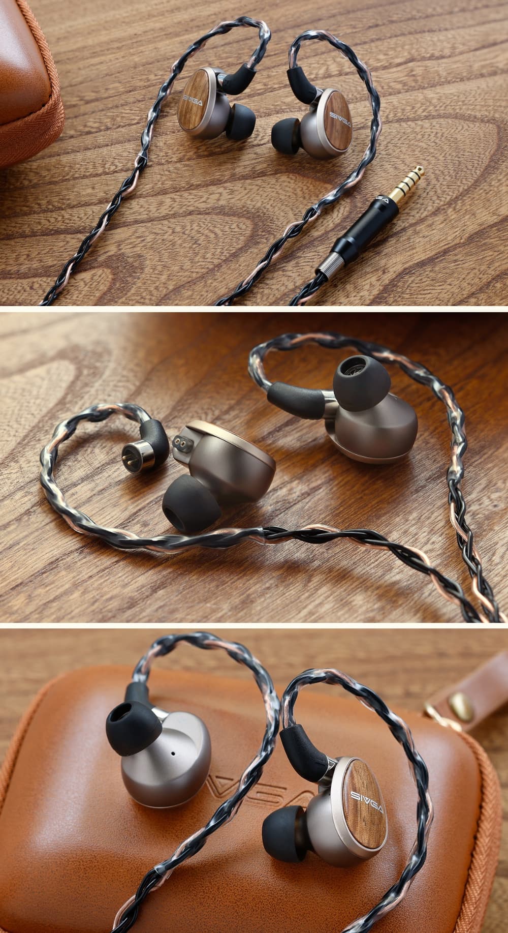 SIVGA Nightingale リケーブル可能イヤホン SIVGA Nightingale Pro IEM インイヤーモニターイヤホン 平面駆動型