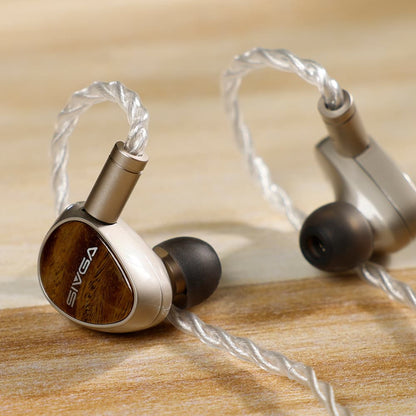 SIVGA Que UTG 鵲 IEM インイヤーモニターイヤホン 高音質 HiFi 有線 耳掛け カナル型 ダイナミックドライバー 1DD ハイレゾ リケーブル可能 脱着式 0.78mm 2PIN