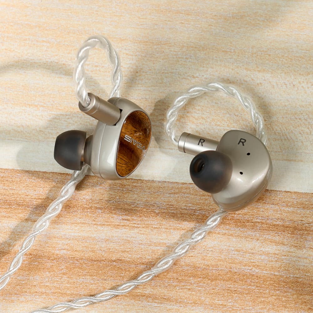 SIVGA Que UTG 鵲 IEM インイヤーモニターイヤホン 高音質 HiFi 有線 耳掛け カナル型 ダイナミックドライバー 1DD ハイレゾ リケーブル可能 脱着式 0.78mm 2PIN
