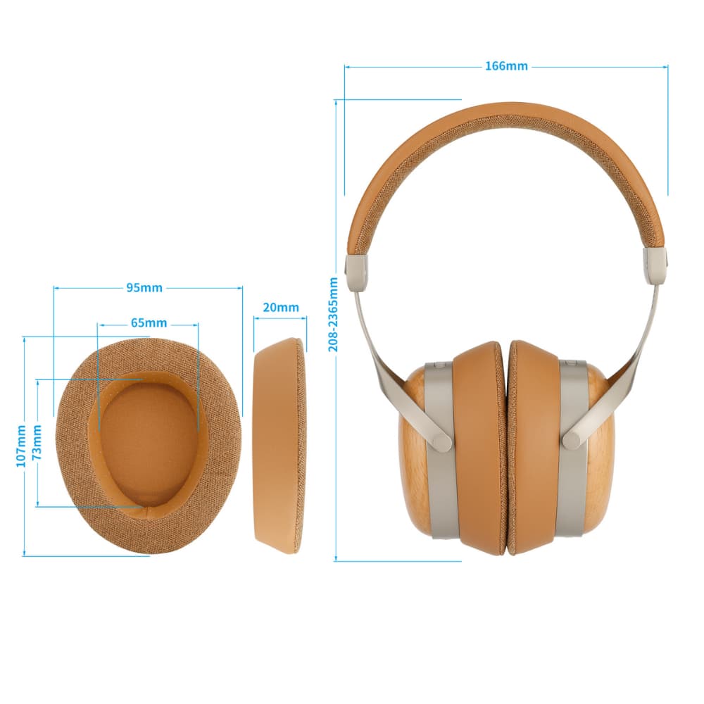 SIVGA SV021 PRO ヘッドフォン 密閉型 木製ハウジング 高音質 HiFi