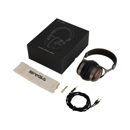 SIVGA SV021 PRO ヘッドフォン 密閉型 木製ハウジング 高音質 HiFi 有線 リケーブル可能 着脱式