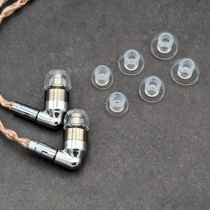 SOSO.LABO Lucent Ear Fit イヤーピース 高純度透明液体シリコン素材採用 ルーセントイヤーフィット イヤーチップ 低刺激 低圧迫 高遮音
