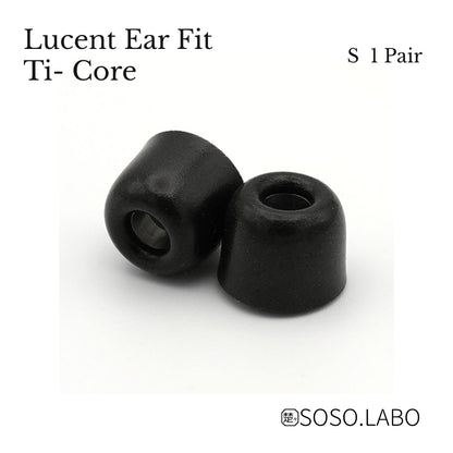 SOSO.LABO Lucent Ear Fit Ti-Core イヤーピース チタン合金コア ウレタンフォーム ハイブリッド