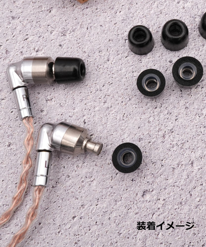 SOSO.LABO Lucent Ear Fit Ti-Core イヤーピース チタン合金コア ウレタンフォーム ハイブリッド