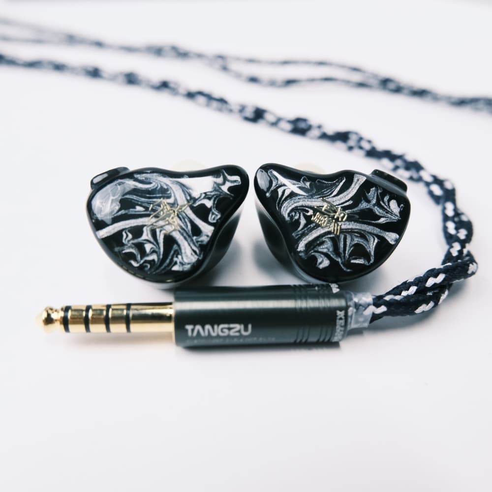 TANGZU Bajie 八戒 クワドブリッド 1DD+4BA+1EST+1PZT 骨伝導 ハイエンド HiFi IEM インイヤーモニターイヤホン スパンデックス ダイナミックドライバー リケーブル可能 脱着式 0.78mm 2PIN