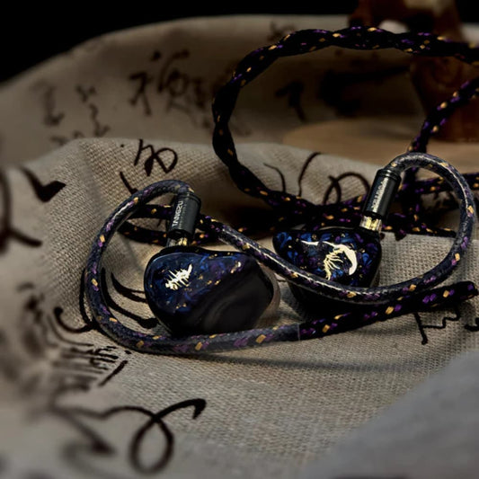 TANGZU Tian Peng 天薘 トライブリッド 1DD+6BA+1BC 骨伝導 ハイエンド HiFi IEM インイヤーモニターイヤホン ダイナミックドライバー リケーブル可能 脱着式 0.78mm 2PIN