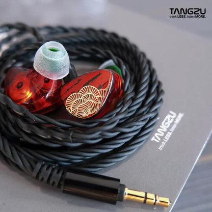 TANGZU Xuan Nv 九天玄女 2DD HiFi IEM HBBコラボ インイヤーモニターイヤホン 0.78mm 2PIN リケーブル可能