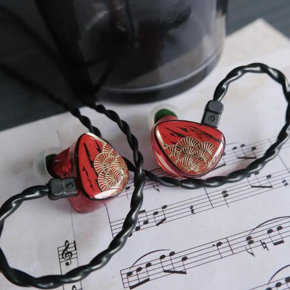 TANGZU Xuan Nv 九天玄女 2DD HiFi IEM HBBコラボ インイヤーモニターイヤホン 0.78mm 2PIN リケーブル可能