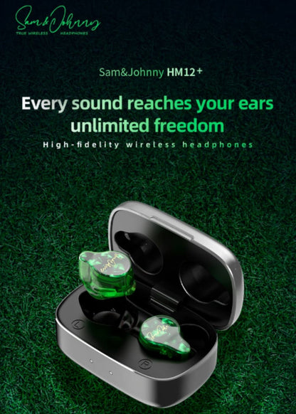 Sam&Johnny Dawn (HM12+) 完全ワイヤレスイヤホン 1DD+1BA+1planar aptX Adaptive対応 Bluetooth5.2 IPX6 防水 軽量 HiFi 高音質