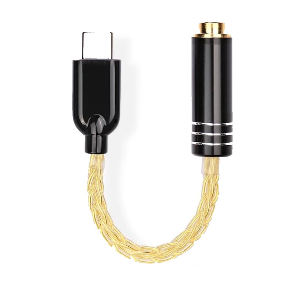 SIVGA Huang Weng 黄鶲（キビタキ）ポータブル DAC USB Type-C 3.5mm 4.4mm イヤホンジャック 変換 アダプター ALC5686 32Bit/384kHz ハイレゾ対応 ドングル