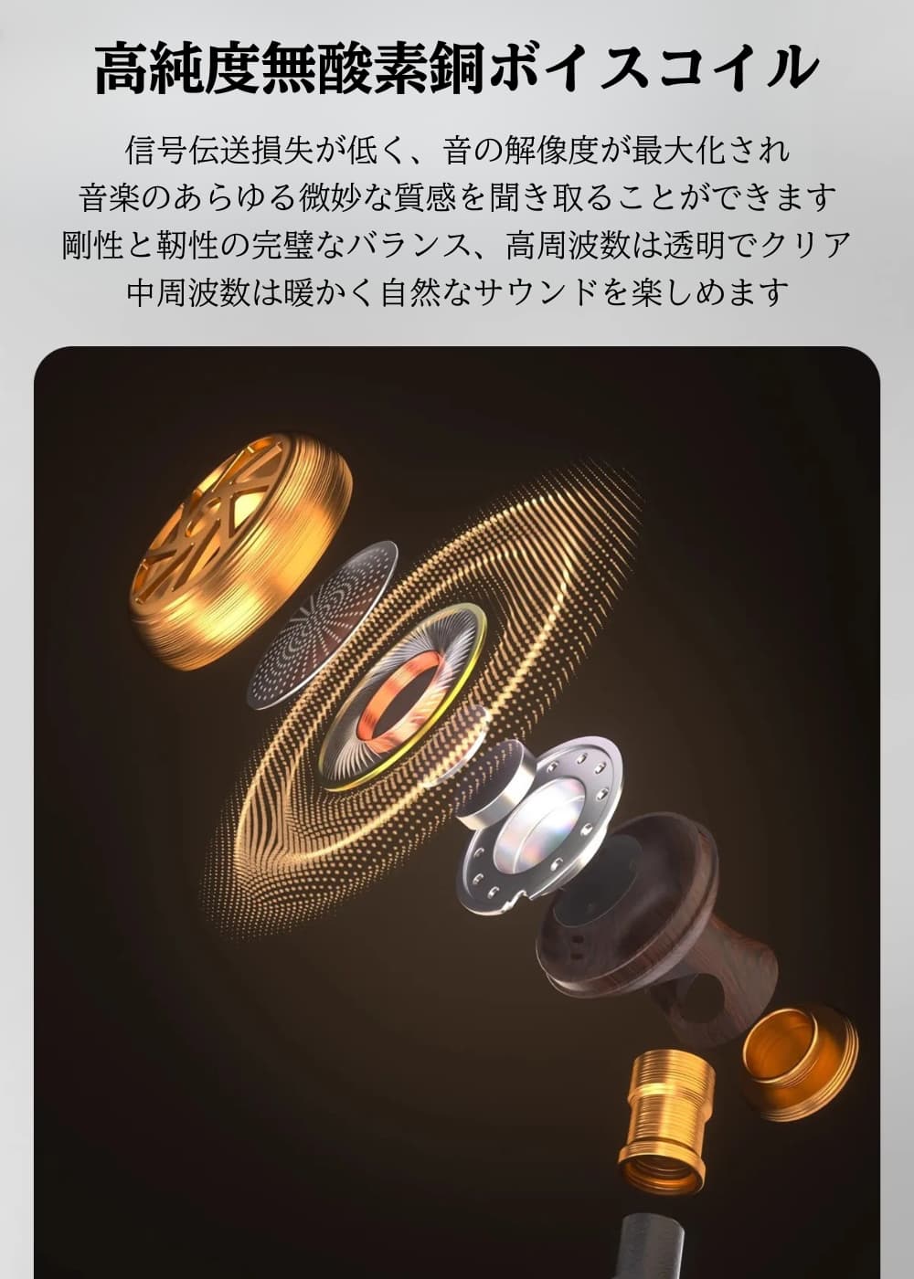SIVGA M300 木製ハウジング インナーイヤー型 15.4mmダイナミックドライバー搭載 快適フィット