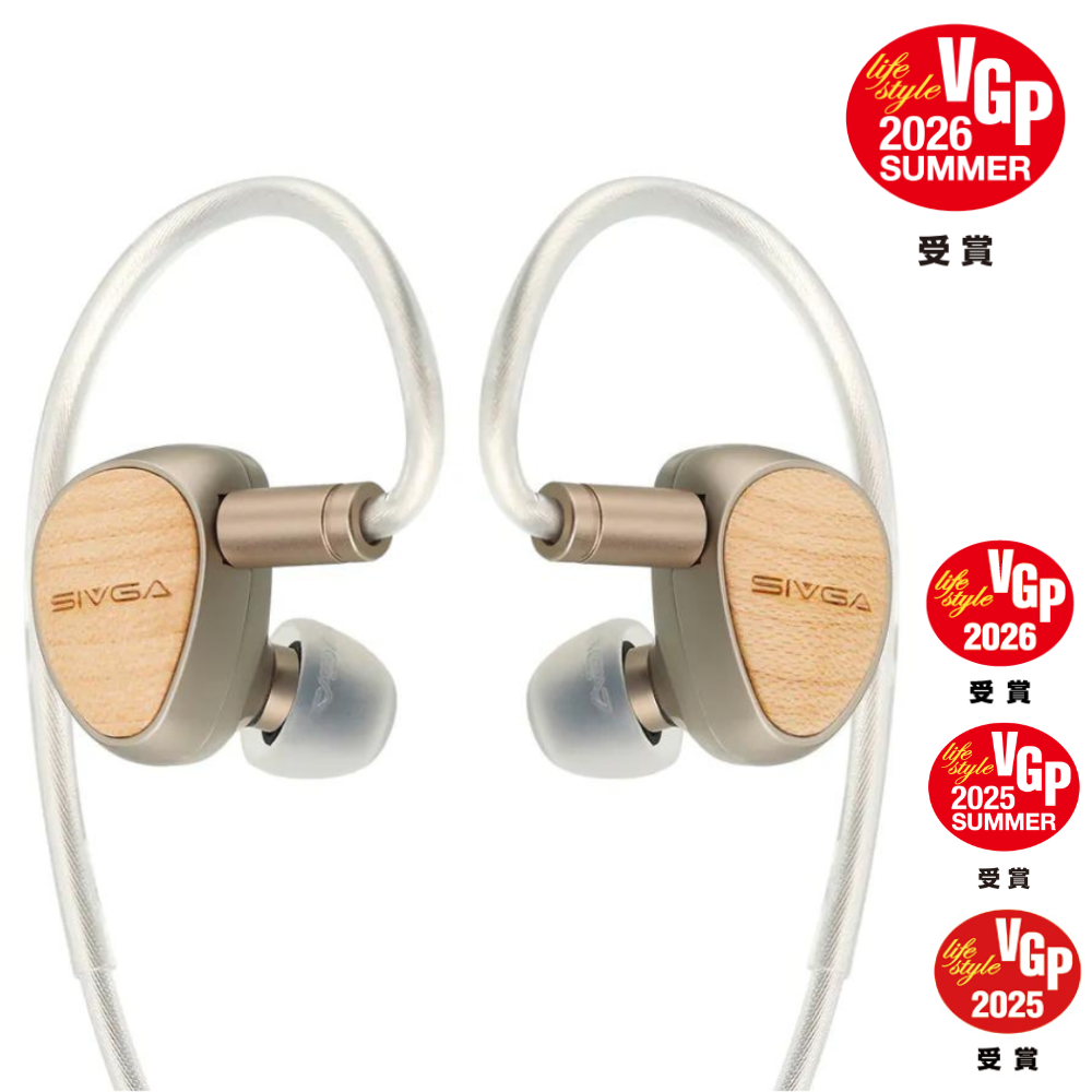 SIVGA Que 鵲 ベリリウム振動膜 1DD インイヤーモニターイヤホン VGP2025 受賞