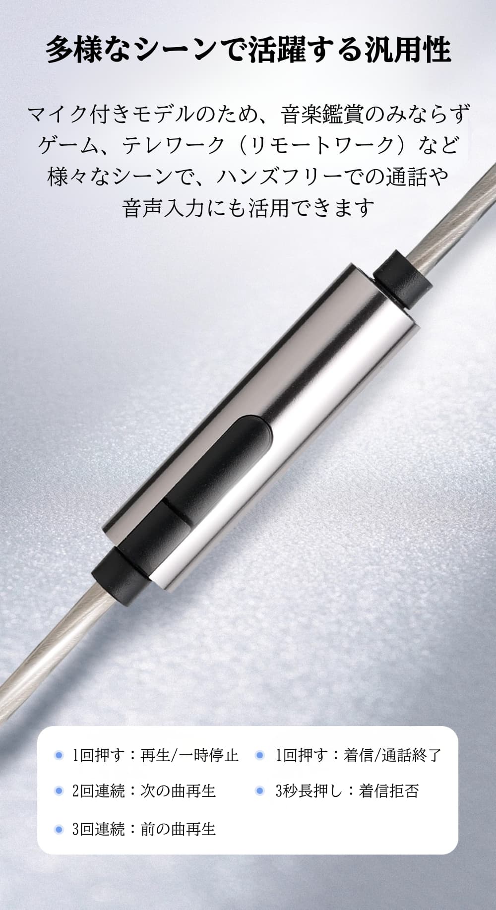 SIVGA SM100 IEM インイヤーモニターイヤホン ダイナミック型ドライバー 金属ハウジング 高音質 HiFi 有線 耳掛け カナル型 リケーブル可能 着脱式 2PIN