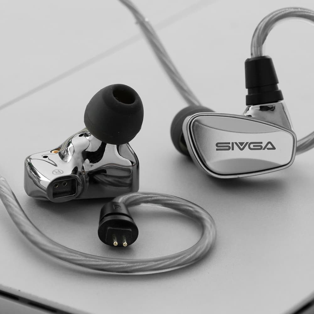 SIVGA SM100 IEM インイヤーモニターイヤホン ダイナミック型ドライバー 金属ハウジング 高音質 HiFi 有線 耳掛け カナル型 リケーブル可能 着脱式 2PIN