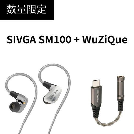 SIVGA SM100＋WuZiQue 五子雀（ゴジュウカラ） Type-C 3.5ｍｍ のセット