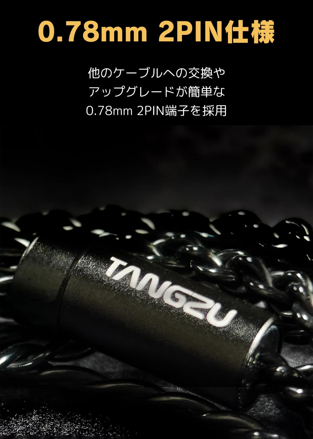 TANGZU WAN'ER S.G STUDIO EDITION インナーイヤー型イヤホン IEM 上官婉兒 有線 10mm ダイナミックドライバー 0.78mm 2PIN リケーブル可能